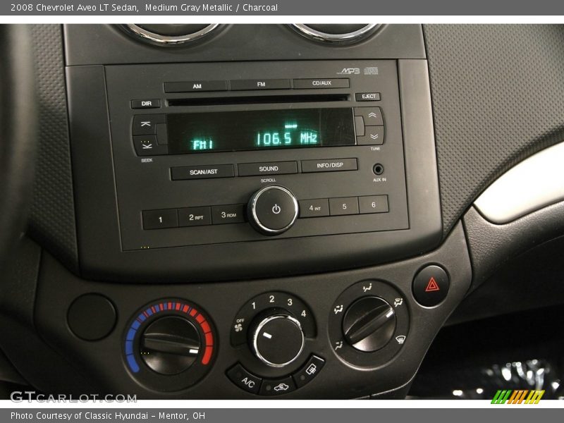 Medium Gray Metallic / Charcoal 2008 Chevrolet Aveo LT Sedan