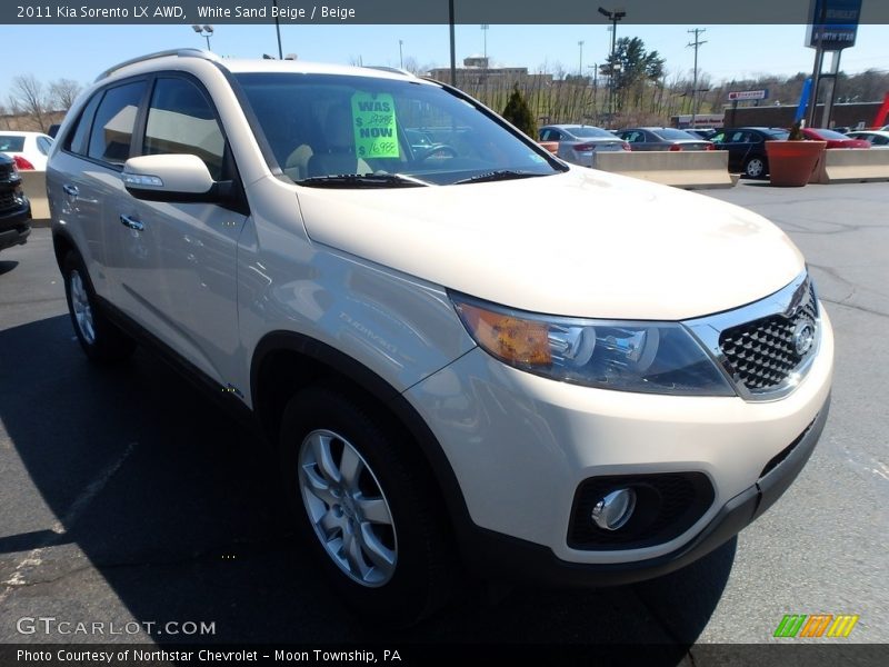 White Sand Beige / Beige 2011 Kia Sorento LX AWD