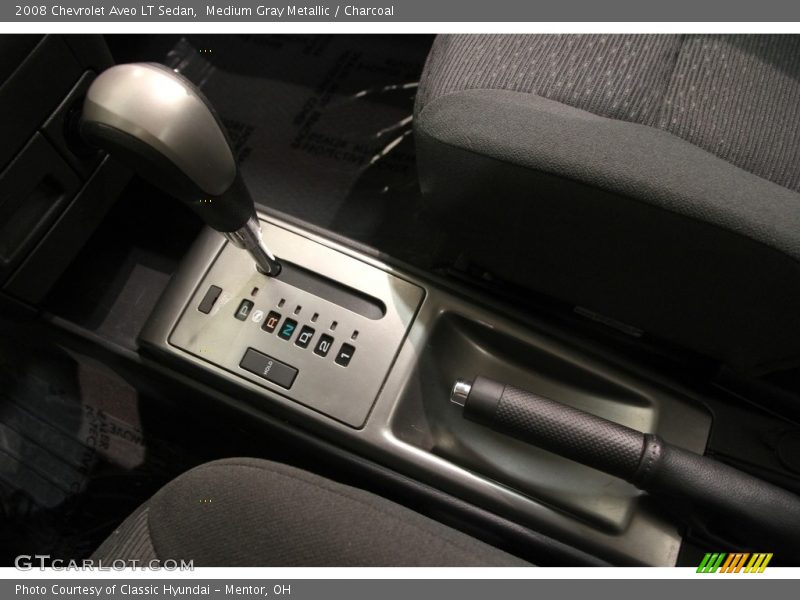 Medium Gray Metallic / Charcoal 2008 Chevrolet Aveo LT Sedan