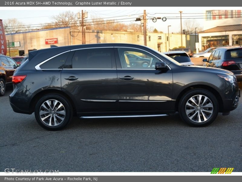 Graphite Luster Metallic / Ebony 2016 Acura MDX SH-AWD Technology