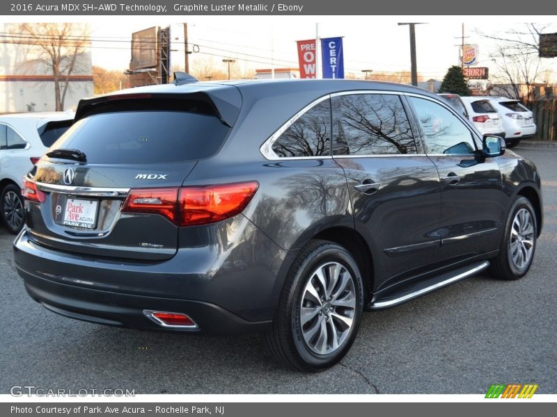 Graphite Luster Metallic / Ebony 2016 Acura MDX SH-AWD Technology