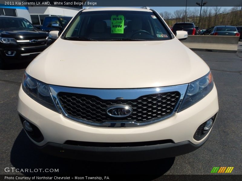 White Sand Beige / Beige 2011 Kia Sorento LX AWD