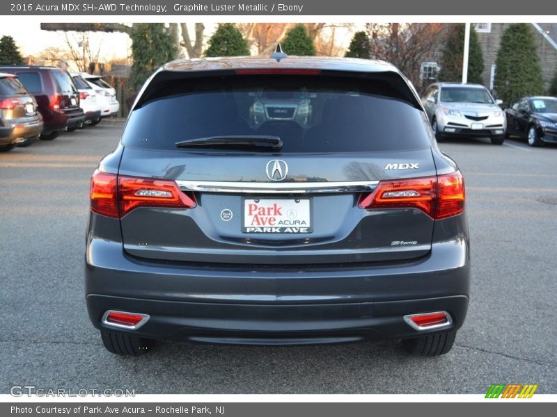 Graphite Luster Metallic / Ebony 2016 Acura MDX SH-AWD Technology