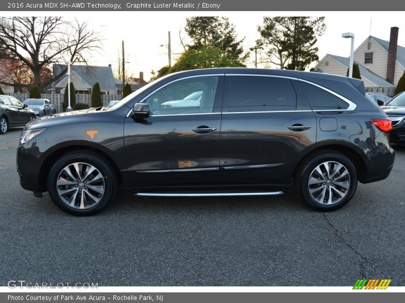 Graphite Luster Metallic / Ebony 2016 Acura MDX SH-AWD Technology