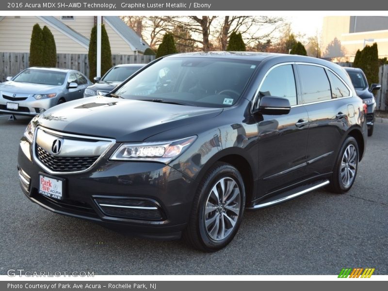 Graphite Luster Metallic / Ebony 2016 Acura MDX SH-AWD Technology
