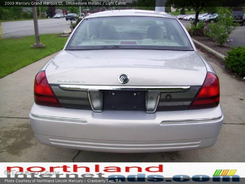 Smokestone Metallic / Light Camel 2009 Mercury Grand Marquis LS