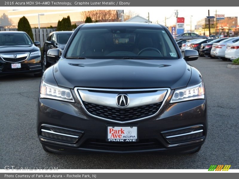 Graphite Luster Metallic / Ebony 2016 Acura MDX SH-AWD Technology