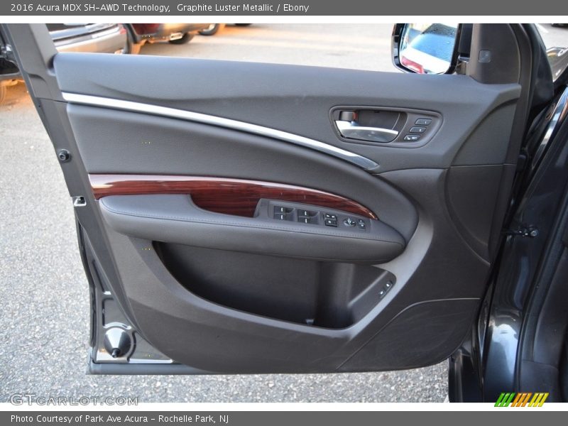 Graphite Luster Metallic / Ebony 2016 Acura MDX SH-AWD Technology