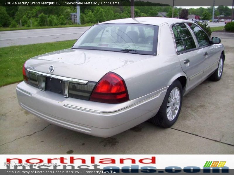 Smokestone Metallic / Light Camel 2009 Mercury Grand Marquis LS