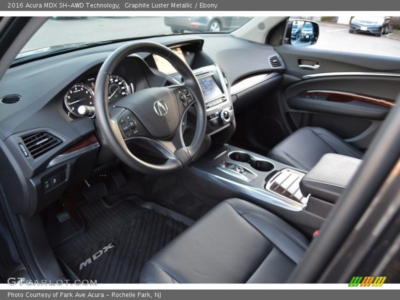 Graphite Luster Metallic / Ebony 2016 Acura MDX SH-AWD Technology