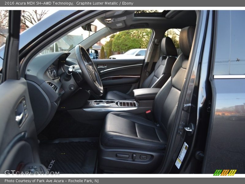 Graphite Luster Metallic / Ebony 2016 Acura MDX SH-AWD Technology