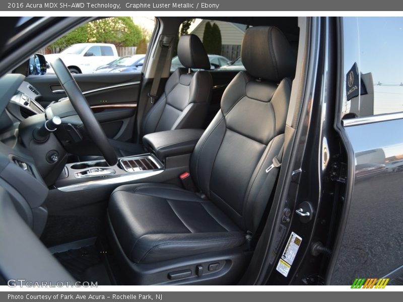 Graphite Luster Metallic / Ebony 2016 Acura MDX SH-AWD Technology