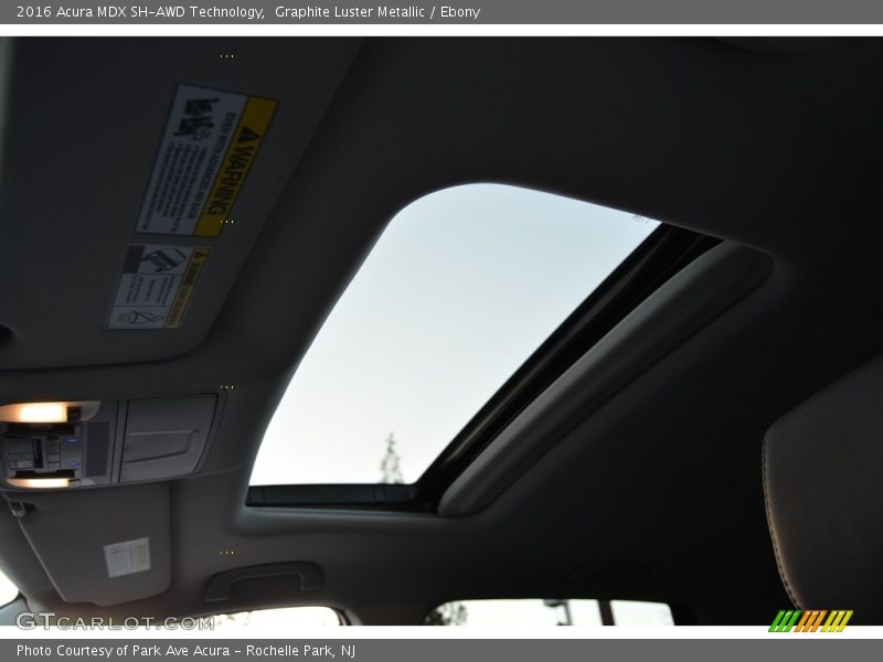 Graphite Luster Metallic / Ebony 2016 Acura MDX SH-AWD Technology