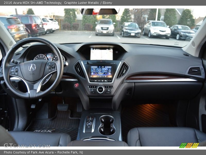 Graphite Luster Metallic / Ebony 2016 Acura MDX SH-AWD Technology