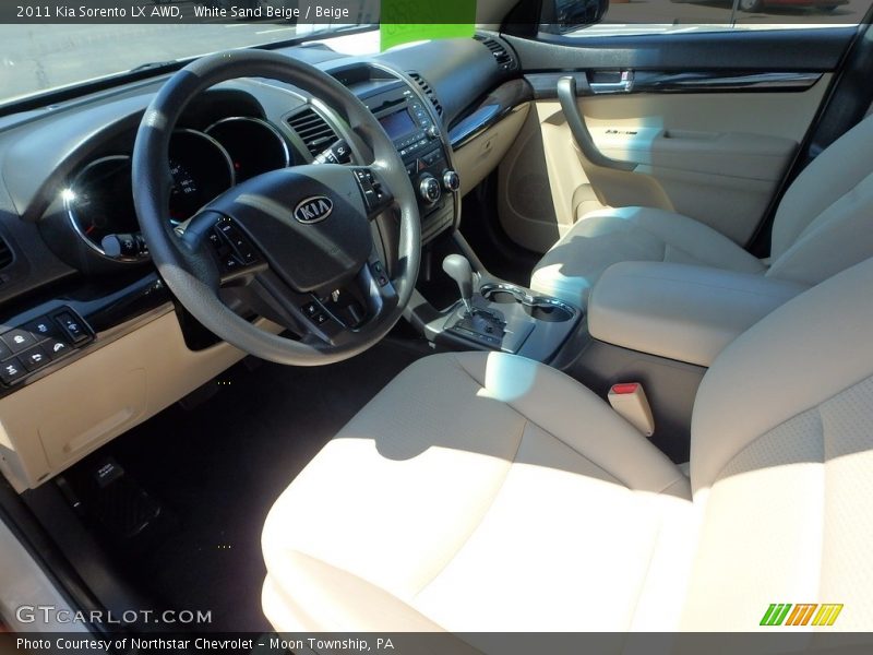 White Sand Beige / Beige 2011 Kia Sorento LX AWD