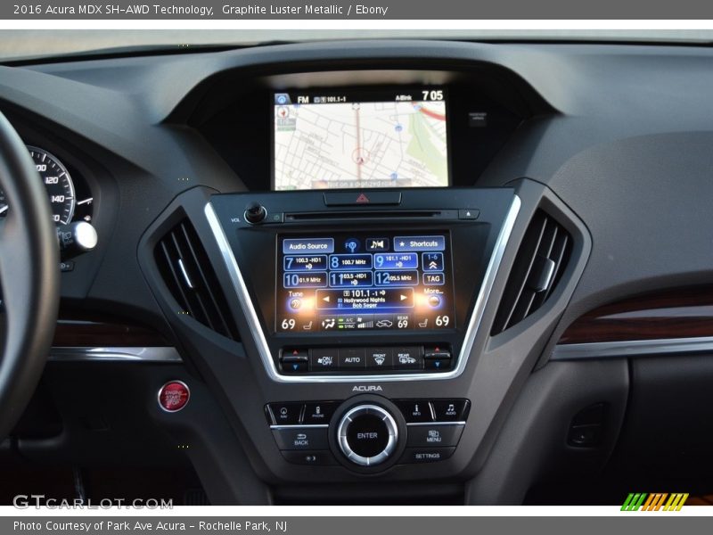 Graphite Luster Metallic / Ebony 2016 Acura MDX SH-AWD Technology