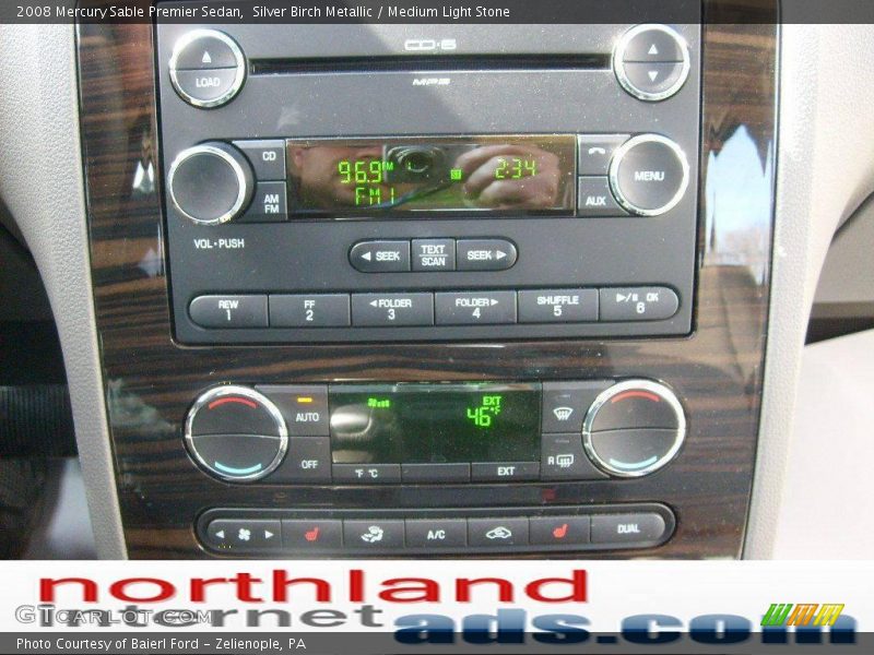 Silver Birch Metallic / Medium Light Stone 2008 Mercury Sable Premier Sedan