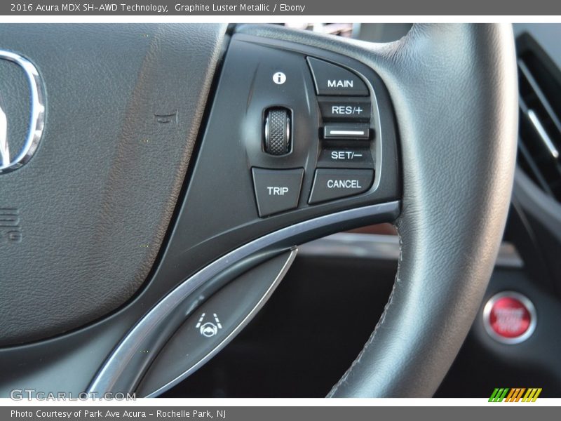 Graphite Luster Metallic / Ebony 2016 Acura MDX SH-AWD Technology