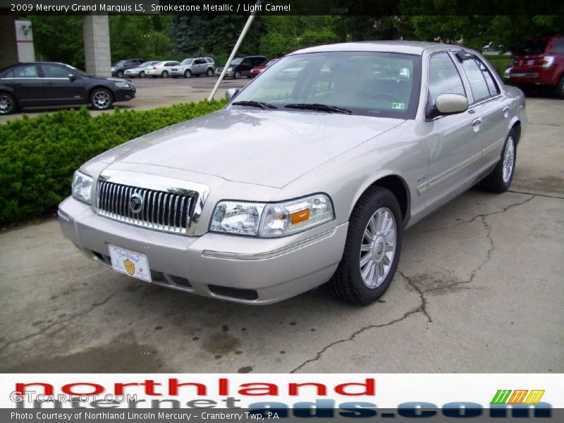 Smokestone Metallic / Light Camel 2009 Mercury Grand Marquis LS