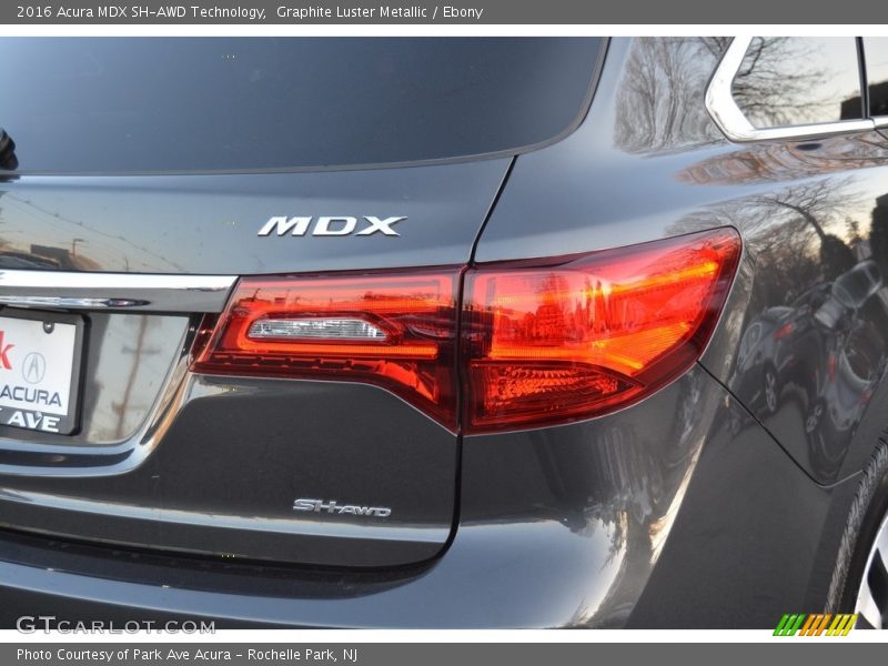 Graphite Luster Metallic / Ebony 2016 Acura MDX SH-AWD Technology