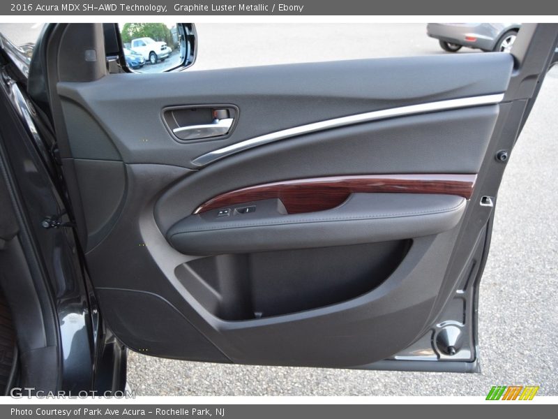 Graphite Luster Metallic / Ebony 2016 Acura MDX SH-AWD Technology
