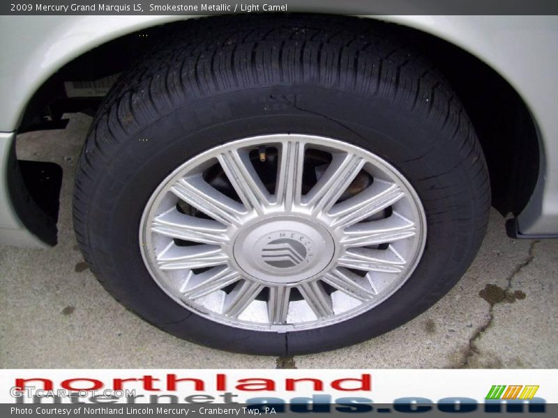 Smokestone Metallic / Light Camel 2009 Mercury Grand Marquis LS