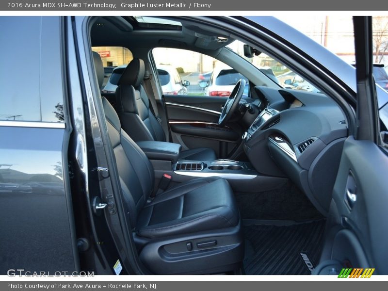 Graphite Luster Metallic / Ebony 2016 Acura MDX SH-AWD Technology