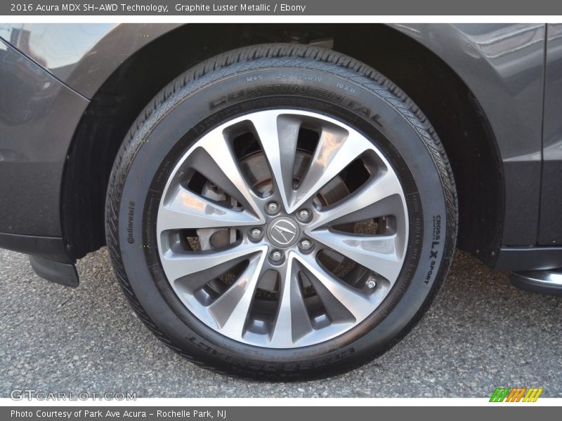 Graphite Luster Metallic / Ebony 2016 Acura MDX SH-AWD Technology