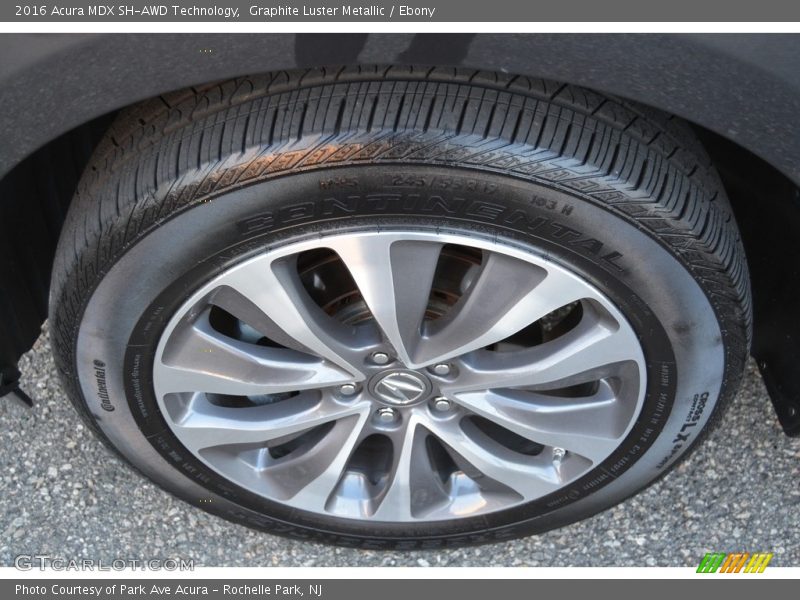 Graphite Luster Metallic / Ebony 2016 Acura MDX SH-AWD Technology
