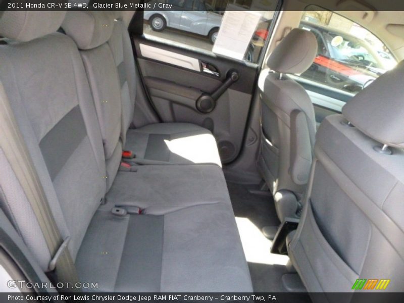Glacier Blue Metallic / Gray 2011 Honda CR-V SE 4WD
