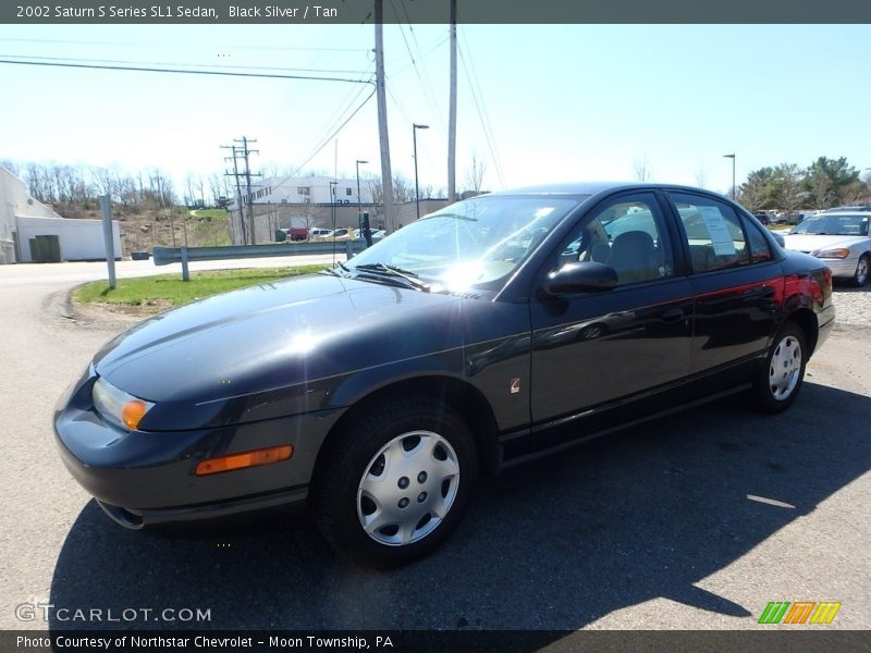 Black Silver / Tan 2002 Saturn S Series SL1 Sedan