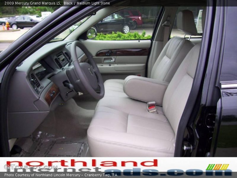 Black / Medium Light Stone 2009 Mercury Grand Marquis LS