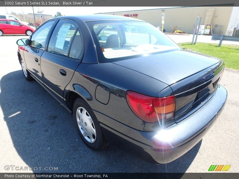 Black Silver / Tan 2002 Saturn S Series SL1 Sedan