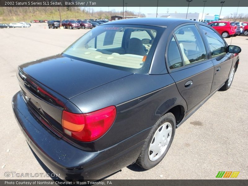 Black Silver / Tan 2002 Saturn S Series SL1 Sedan
