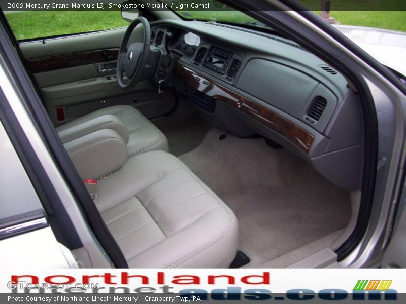 Smokestone Metallic / Light Camel 2009 Mercury Grand Marquis LS