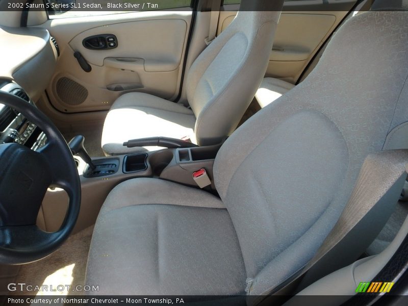 Black Silver / Tan 2002 Saturn S Series SL1 Sedan