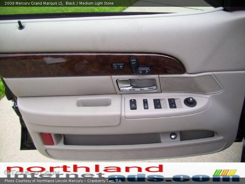 Black / Medium Light Stone 2009 Mercury Grand Marquis LS