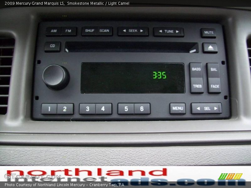 Smokestone Metallic / Light Camel 2009 Mercury Grand Marquis LS