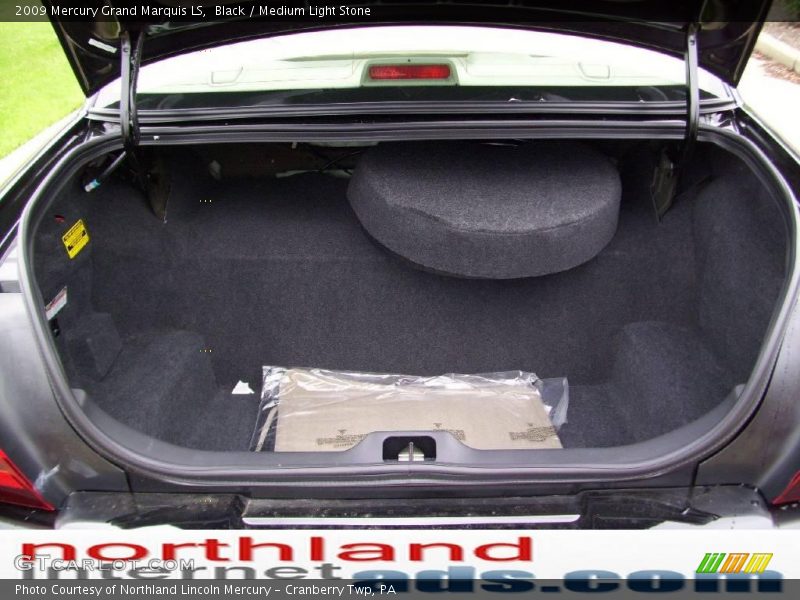 Black / Medium Light Stone 2009 Mercury Grand Marquis LS
