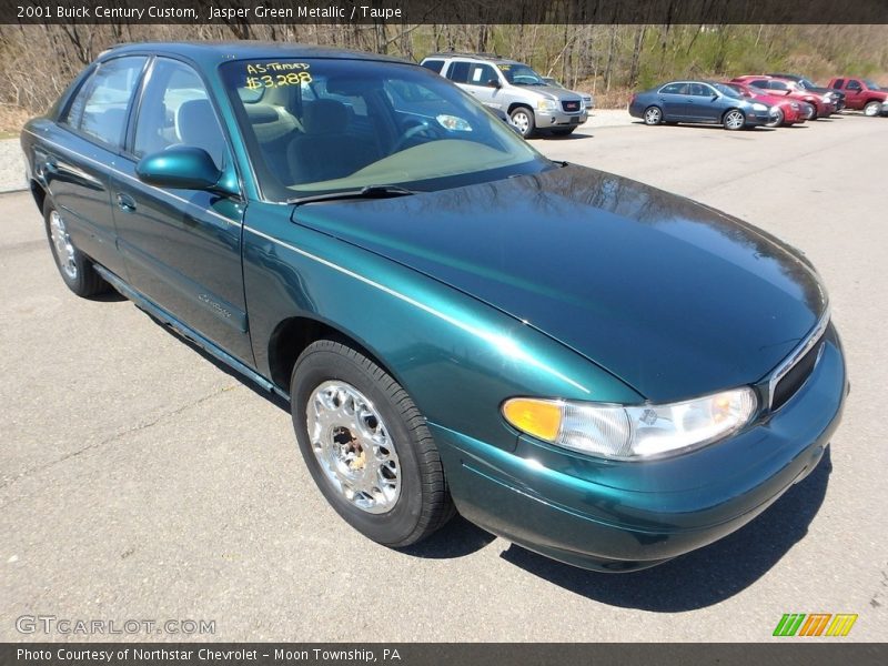 Jasper Green Metallic / Taupe 2001 Buick Century Custom