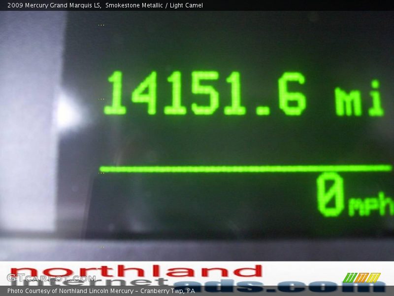 Smokestone Metallic / Light Camel 2009 Mercury Grand Marquis LS