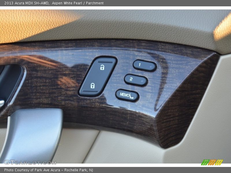 Aspen White Pearl / Parchment 2013 Acura MDX SH-AWD