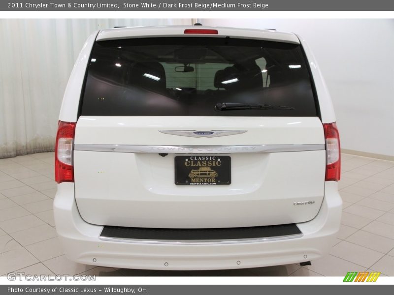 Stone White / Dark Frost Beige/Medium Frost Beige 2011 Chrysler Town & Country Limited