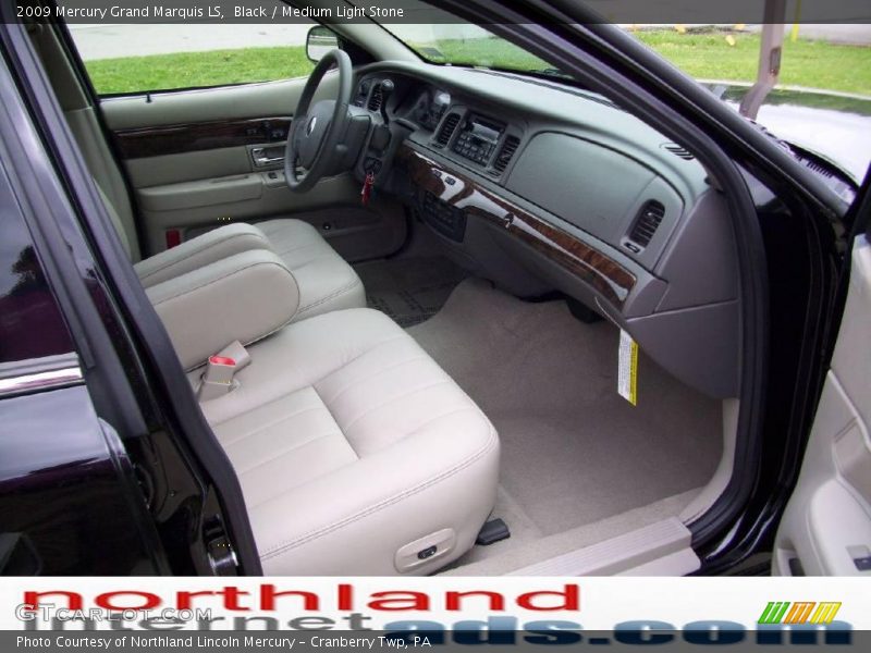 Black / Medium Light Stone 2009 Mercury Grand Marquis LS