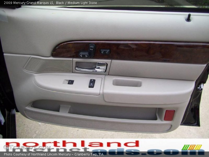 Black / Medium Light Stone 2009 Mercury Grand Marquis LS