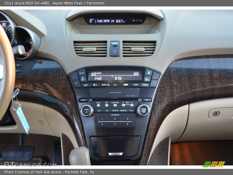 Aspen White Pearl / Parchment 2013 Acura MDX SH-AWD