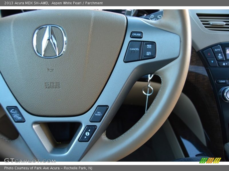 Aspen White Pearl / Parchment 2013 Acura MDX SH-AWD