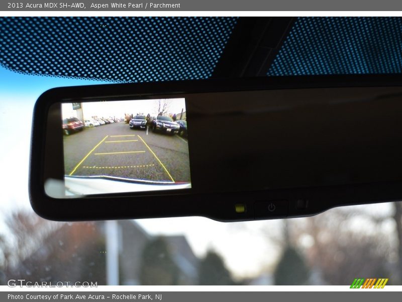 Aspen White Pearl / Parchment 2013 Acura MDX SH-AWD