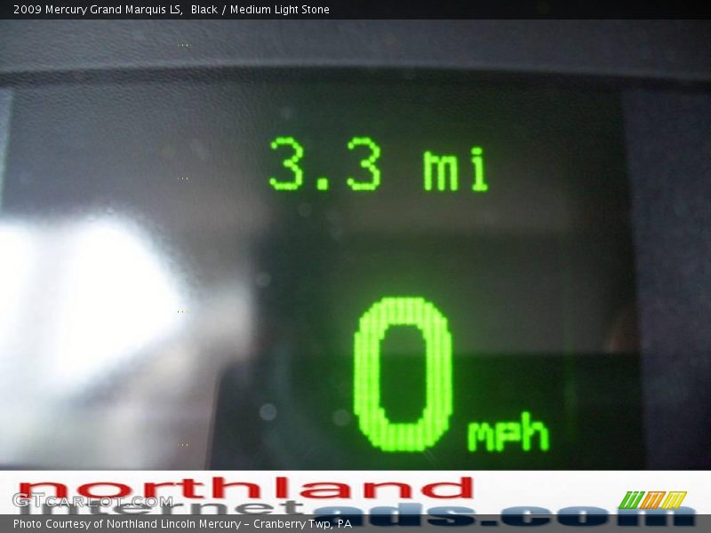 Black / Medium Light Stone 2009 Mercury Grand Marquis LS