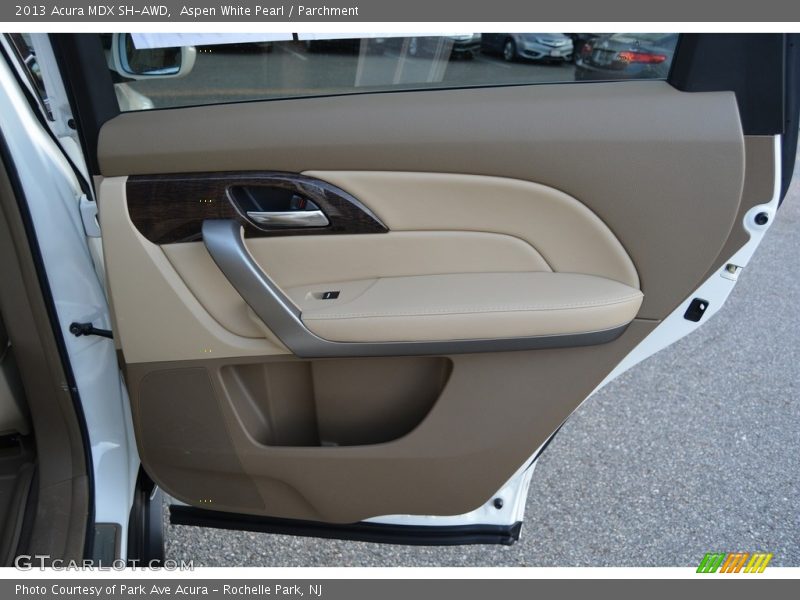 Aspen White Pearl / Parchment 2013 Acura MDX SH-AWD